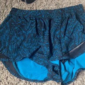 blue lululemon shorts